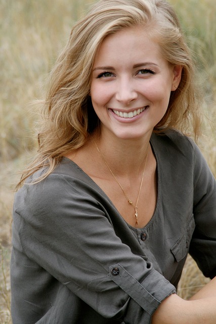 Woman siting outdoors