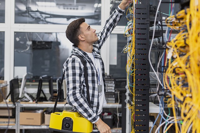 Ronin technician working on system maintenance.